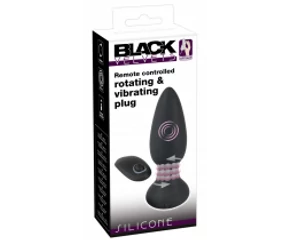 Black Velvet - akkus, rádiós, forgó gyöngyös anál vibrátor (fekete) Black Velvet - akkus, rádiós, forgó gyöngyös anál vibrátor (fekete)