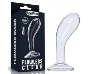 6.0'' Flawless Clear Prostate Plug 