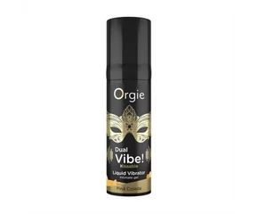 Orgie Dual Vibe! - folyékony vibrátor - Pinã Colada (15ml)
