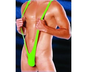 Blue Line neon zöld Borat tanga