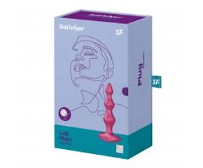 Satisfyer Lolli-Plug 1 - akkus, vízálló anál vibrátor (pink)