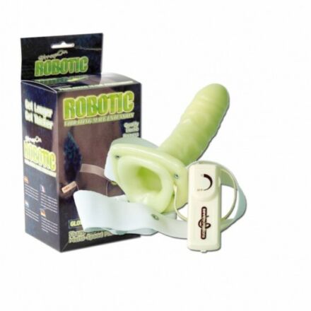 Robotic. Glow in the dark hole harness with adjustable speed.