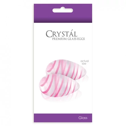 Crystal Glass Eggs Clear