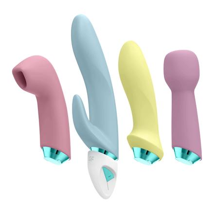 Satisfyer Fabulous Four - akkus vibrátor készlet (4 részes)