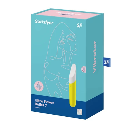 Satisfyer Ultra Power Bullet 7 - akkus, vízálló csikló vibrátor (sárga)