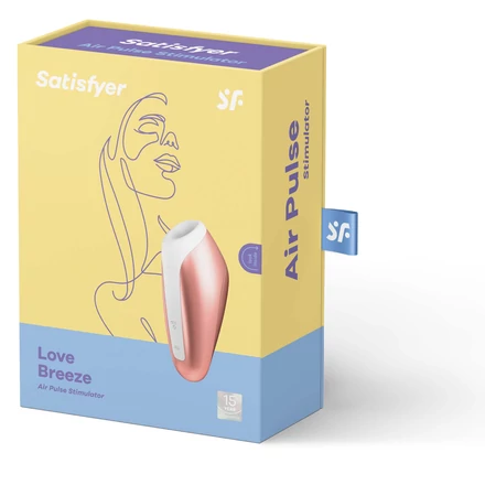 Satisfyer Love Breeze - akkus, vízálló csiklóizgató vibrátor (arany sárga)