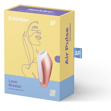 Satisfyer Love Breeze - akkus, vízálló csiklóizgató vibrátor (arany sárga)