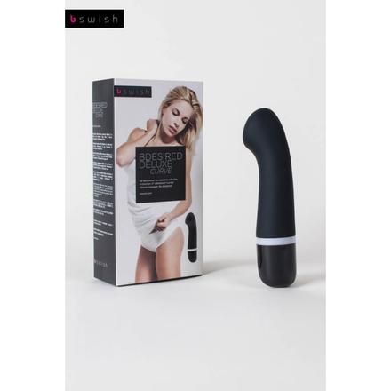 B-SWISH BDESIRED DELUXE CURVE VIBRÁTOR – FEKETE