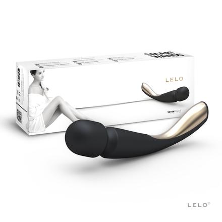 LELO Smart Wand - közepes - masszírozó vibrátor (fekete)