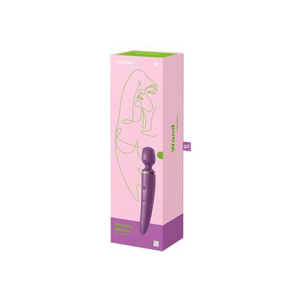 Satisfyer Wand-er Woman - akkus, vízálló masszírozó vibrátor (lila)