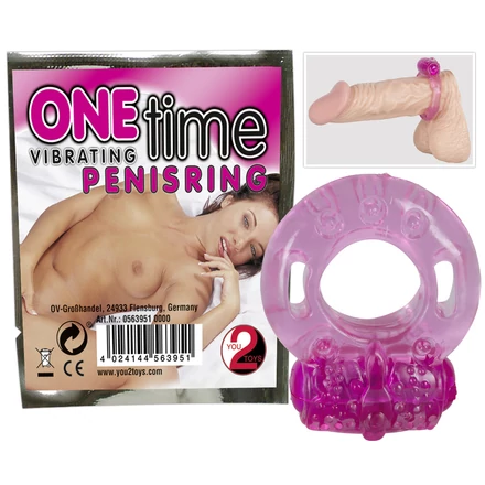 Egyszeri vibrációs gyűrű (pink)