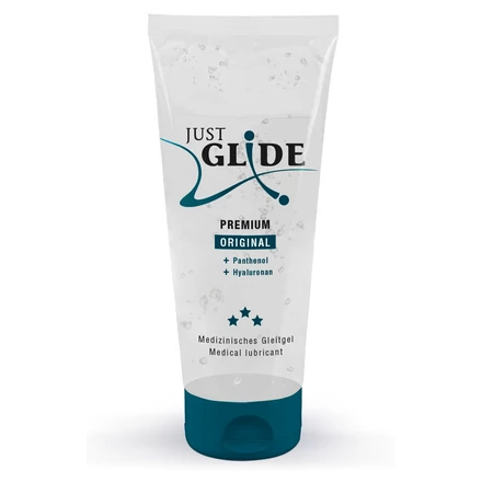 Just Glide Premium Original - vegán, vízbázisú síkosító (200ml)
