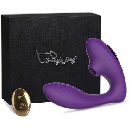 Tracy's Dog OG Pro2 - rádiós, vízálló 2in1 vibrátor (lila)
