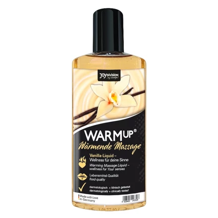 Melegítő hatású masszázsolaj - vanília (150ml)