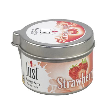 Lust masszázsgyertya (50ml) - epres