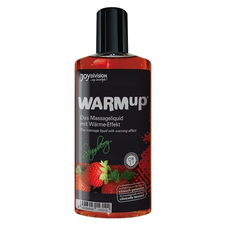 Melegítő hatású masszázsolaj - eper (150ml)