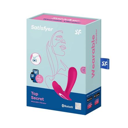 SATISFYER TOP SECRET - AKKUS, OKOS 2 MOTOROS VIBRÁTOR (PINK)
