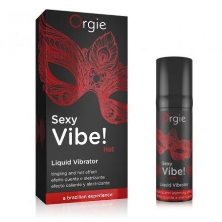 Orgie Sexy Vibe HOT - epres, melegítő folyékony vibrátor nőknek és férfiaknak (15ml)
