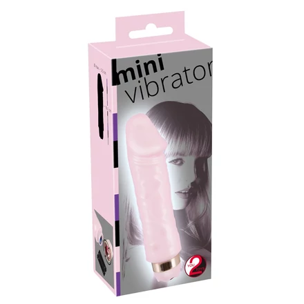 You2Toys Mini - élethű vibrátor (rózsaszín)