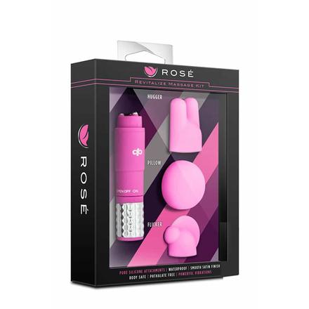 Rose Revitalize Massage Kit Pink