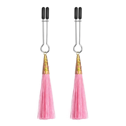 Glamor Tassel Nipple Clamp Pink