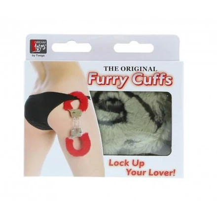 Metal Handcuff With Plush Zebra Metal Handcuff With Plush Zebra