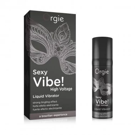 ORGIE SEXY VIBE HIGH VOLTAGE LIQUID VIBRATOR 15 ML 