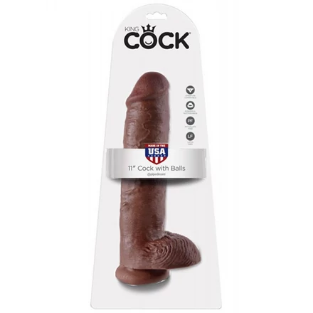 King Cock 11 inch Cock With Balls